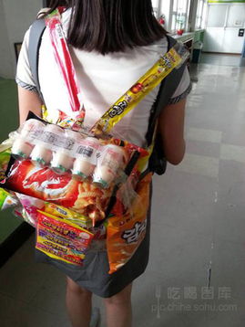 吃貨的邏輯看不懂 韓國中小學生青睞 糖果背包