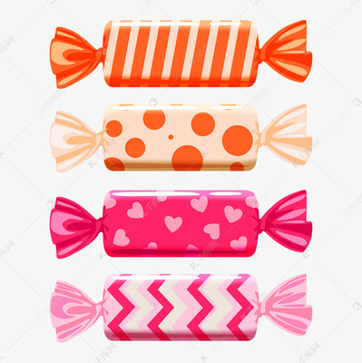 手繪七夕節(jié)日糖果