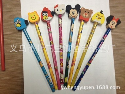 插橡皮鉛筆卡通糖果鉛筆 - 插橡皮鉛筆卡通糖果鉛筆廠家 - 插橡皮鉛筆卡通糖果鉛筆價格 - 義烏市廿三里鎮(zhèn)恒宇鉛筆廠 - 