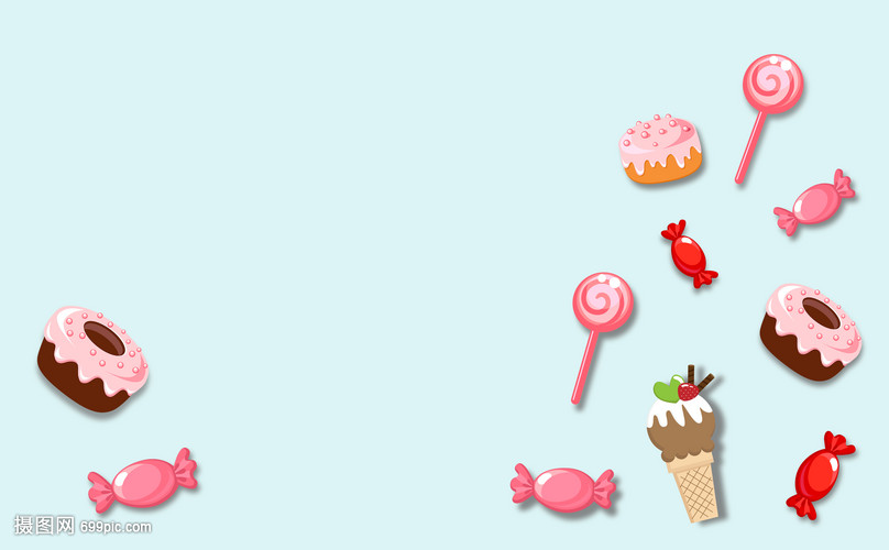 糖果背景圖