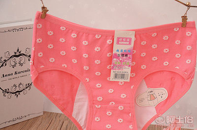 【北極絨,南極人淘寶熱賣生理內褲女士經期防漏糖果色小雛菊少女純棉內褲廠家批XD-324】義烏市星豆電子商務商行 - 產品庫