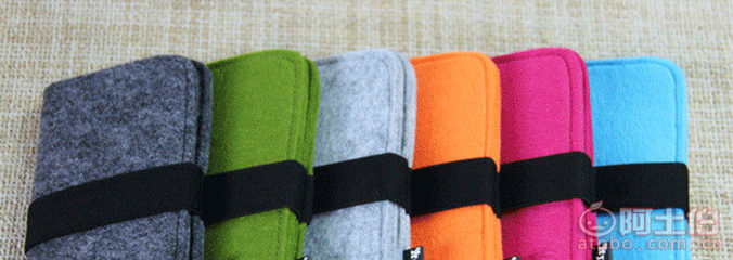 【正乾毛氈廠家直銷毛氈手機包糖果色手拿包錢包手機保護套可定制印logo1】南宮市正乾毛氈制品廠 - 產品庫