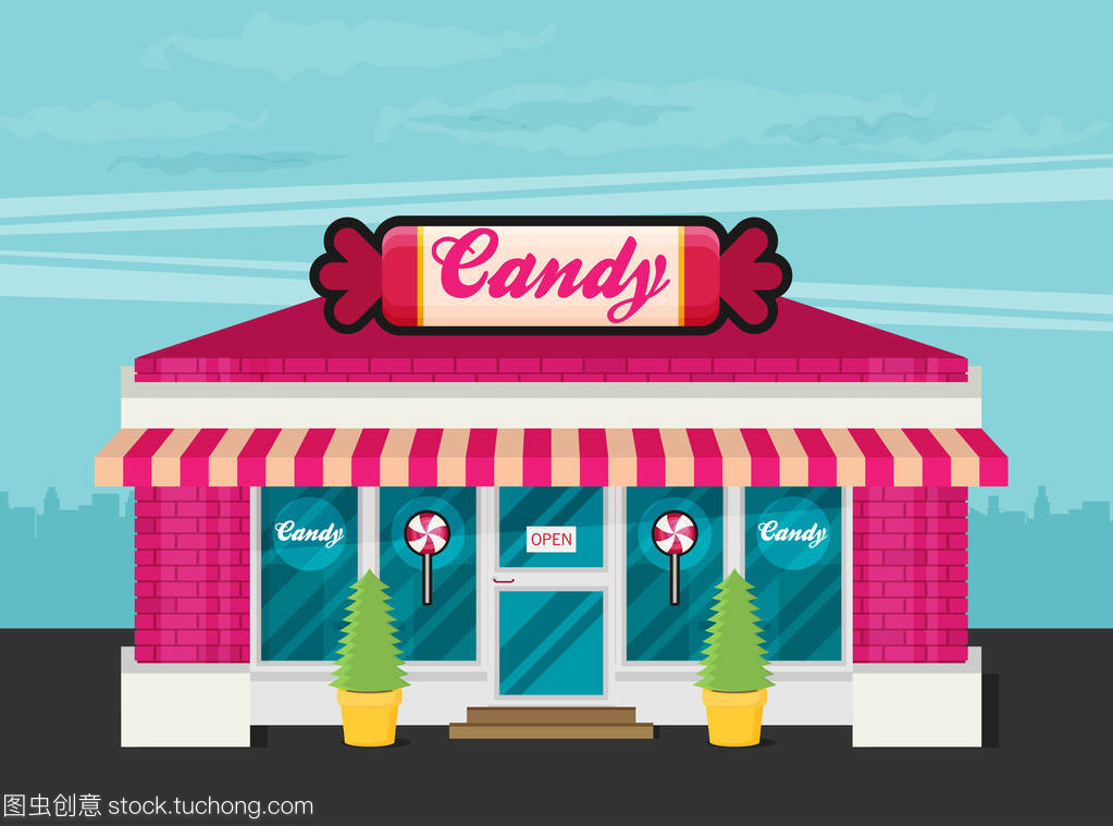 糖果店的平面與立面設(shè)計(jì) 打造甜蜜夢(mèng)幻空間